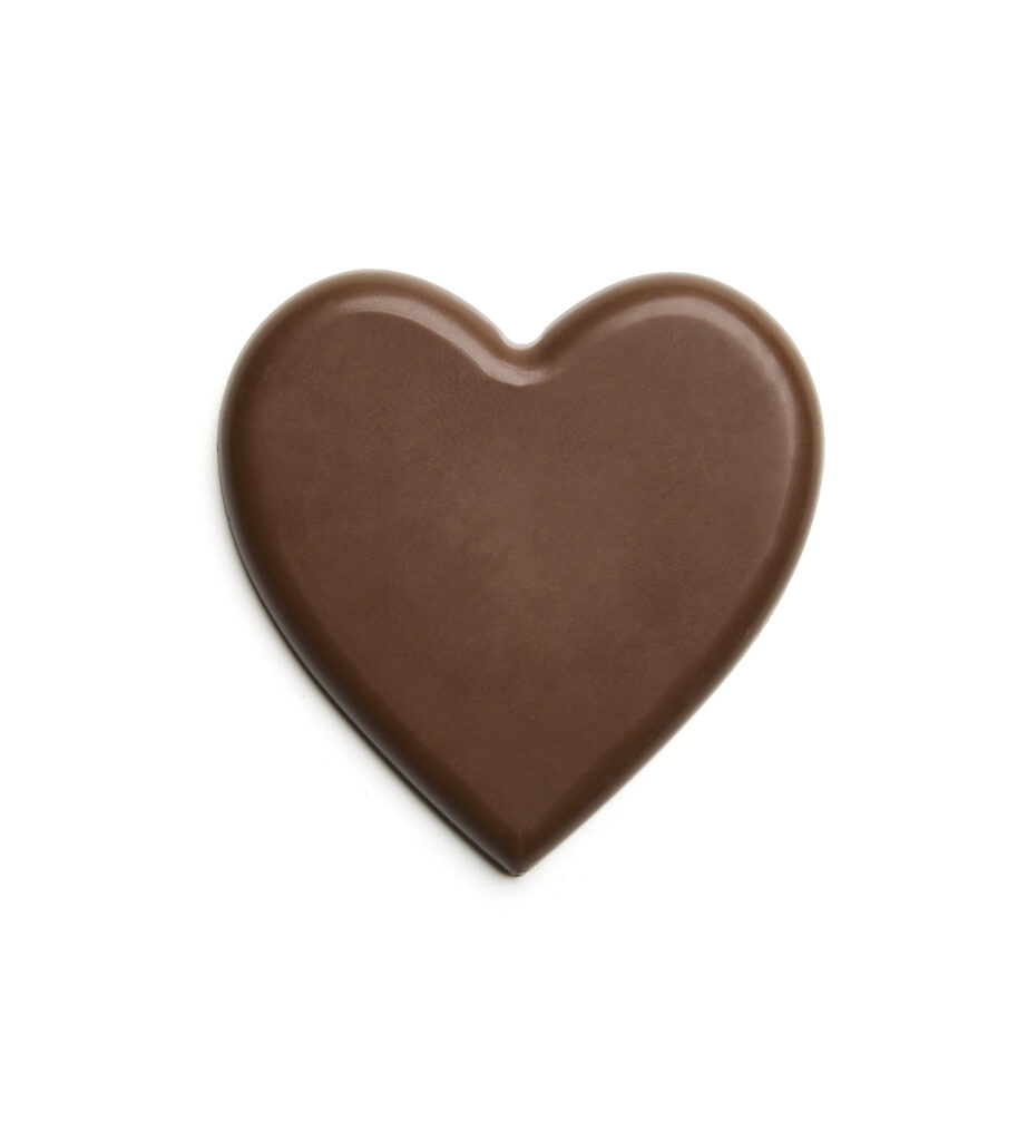 Mjölkchoklad hjärta