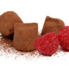 Chokladpralin med hallonsmak