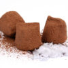Chokladpralin med havssalt smak