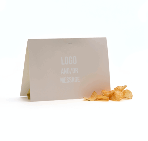 Chipsförpackning med förpackning + logo