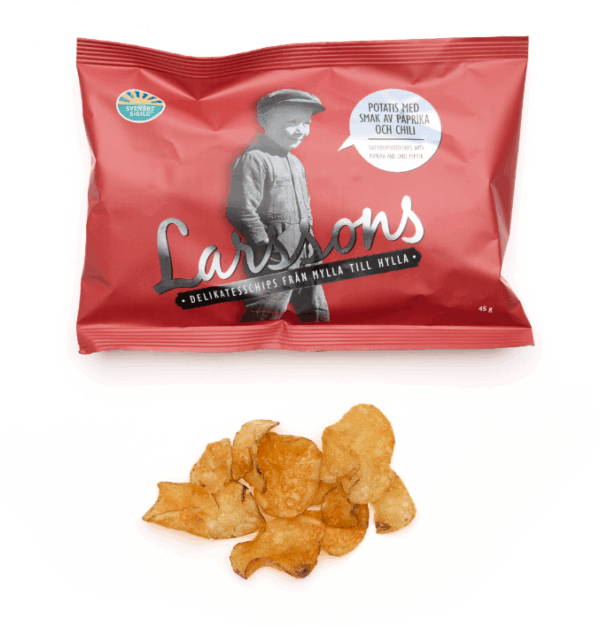 Paprika och chilli chips