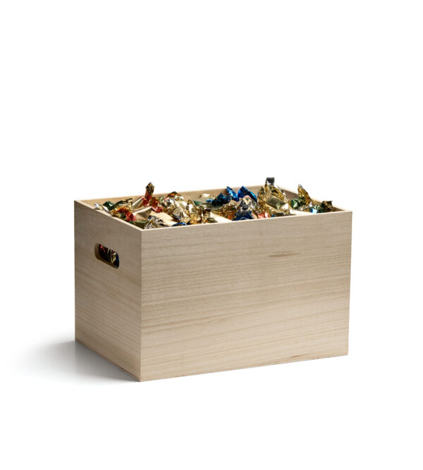 Christmas candy wooden box 4kg