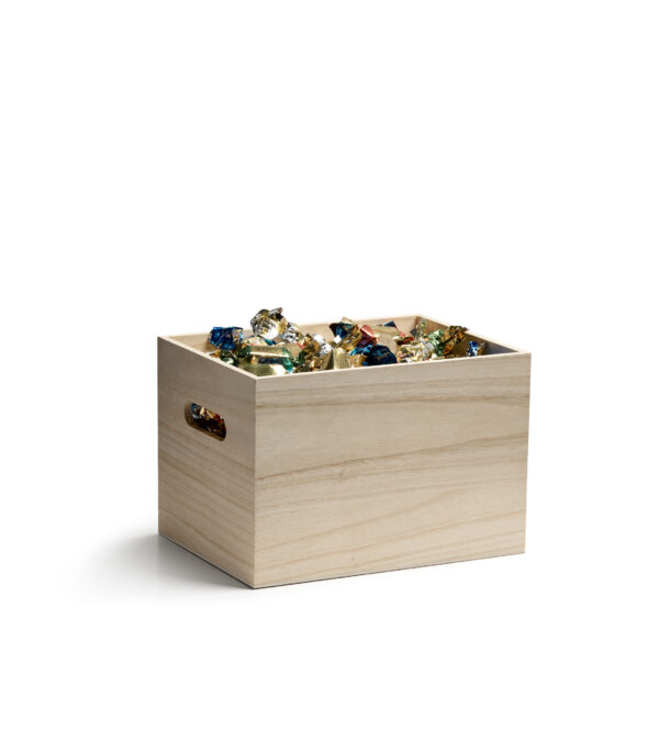 Christmas candy wooden box 3kg