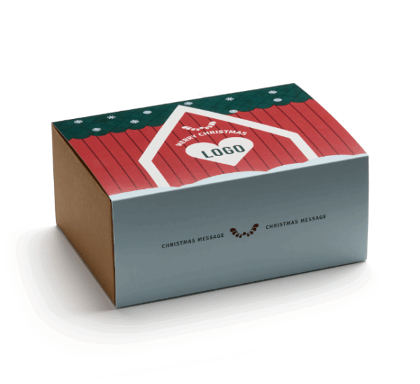 Christmas box 1kg med Mora motiv