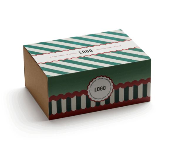 Christmas box 1kg med carnival motiv