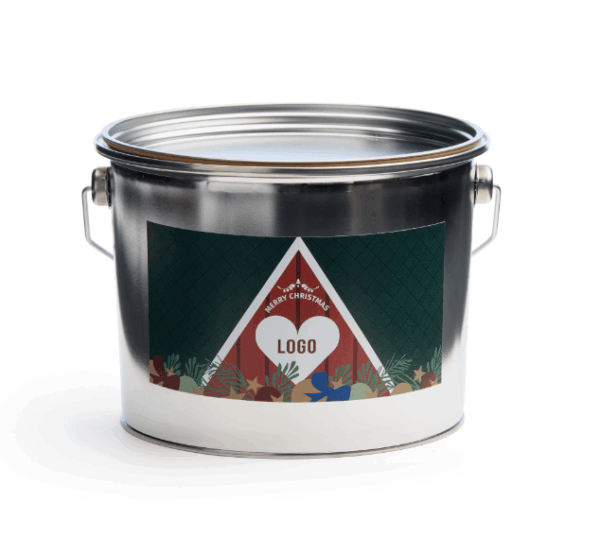 Christmas bucket med Mora motiv