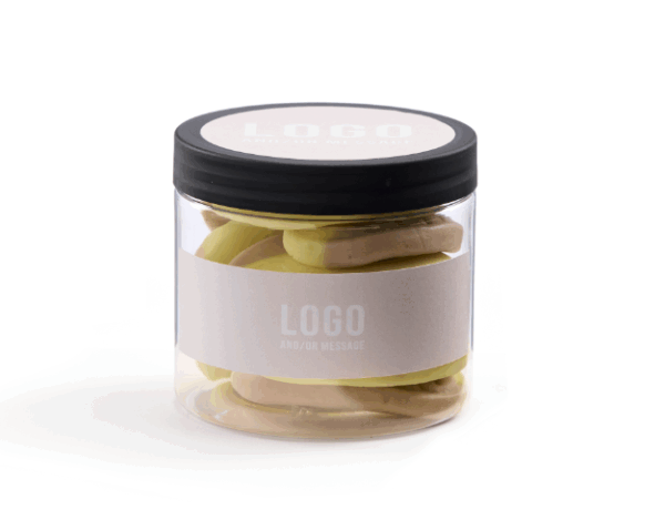 Banana toffee ovals i jar