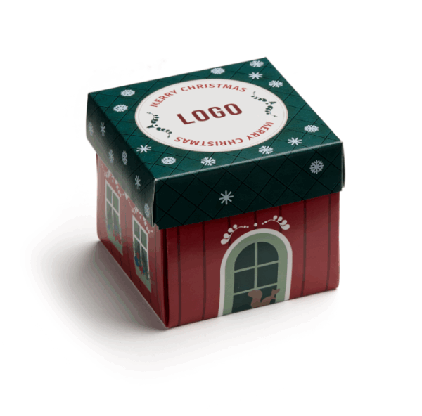 Christmas cube med Mora motiv