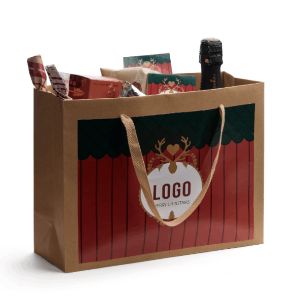 Christmas stor giftbag med Mora motiv