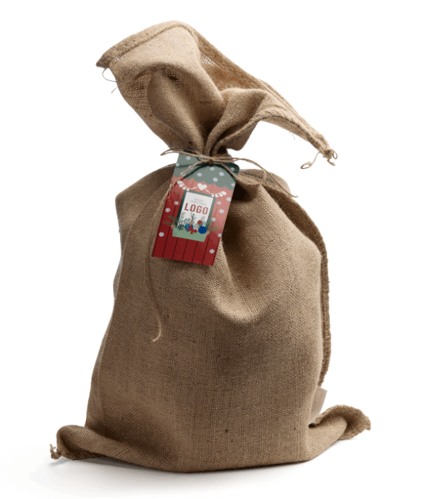 Christmas stor sack med hanger med Mora motiv