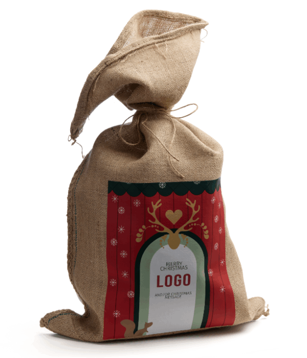 Christmas stor sack med Mora motiv