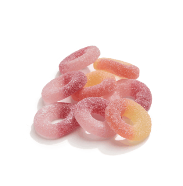 Peach Strawberry rings