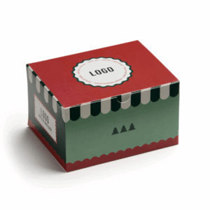 Christmas giftbox med carnival motiv