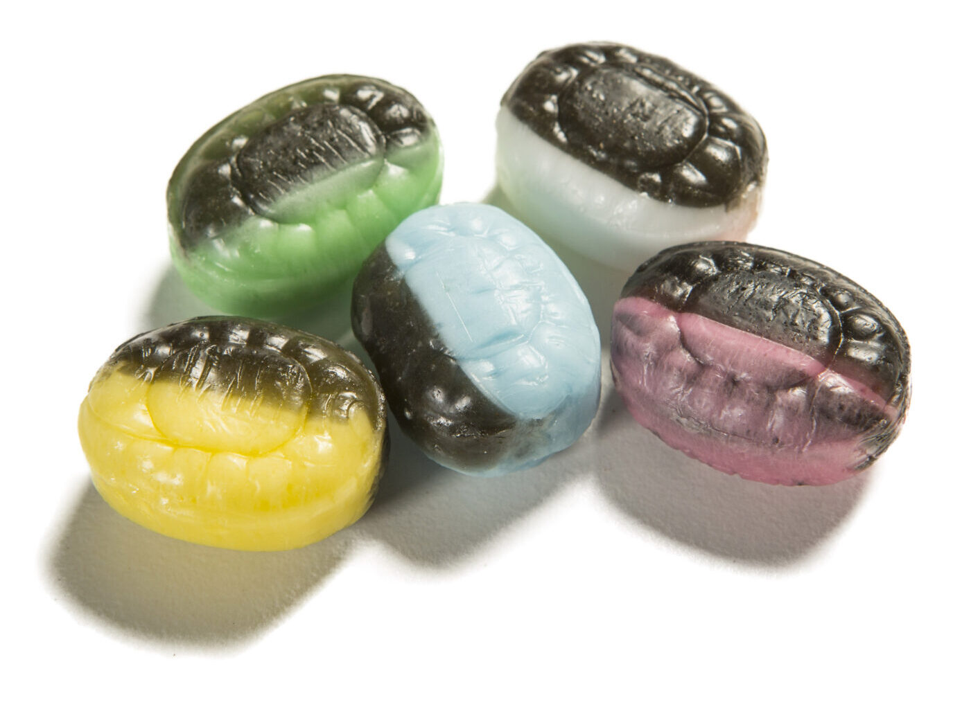 Hårdkaramellen powder packed liquorice & fruit mix