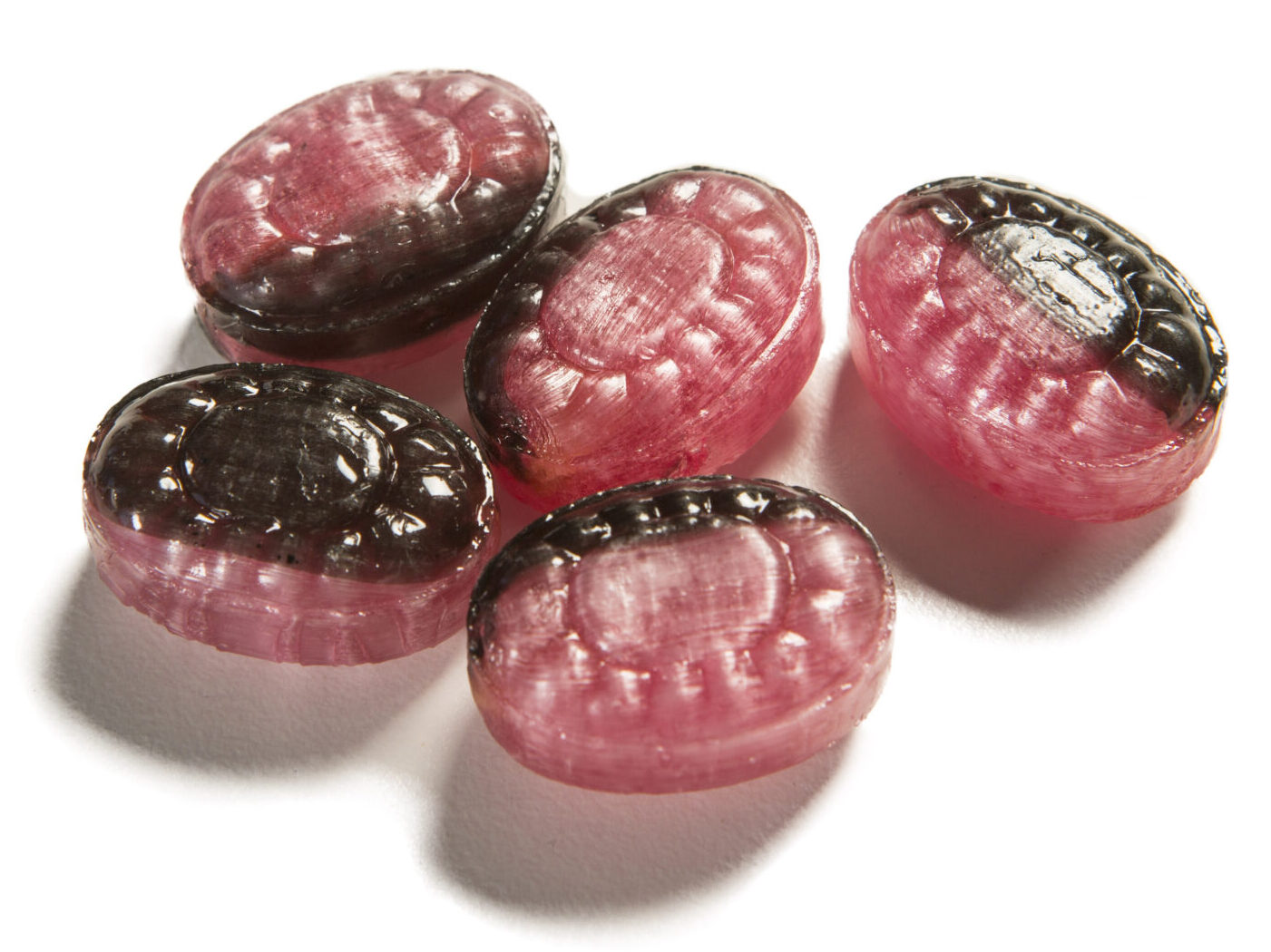 Hårdkaramellen powder packed raspberry liquorice